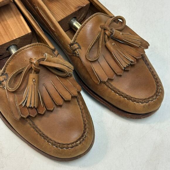 VGUC Rancourt & Co. x Cole Haan Tassel Loafer Kiltie Made in Maine USA 10 D main image 12